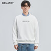 贝纳川冬季新品字母图案圆领加绒套头卫衣ECF424101 商品缩略图8