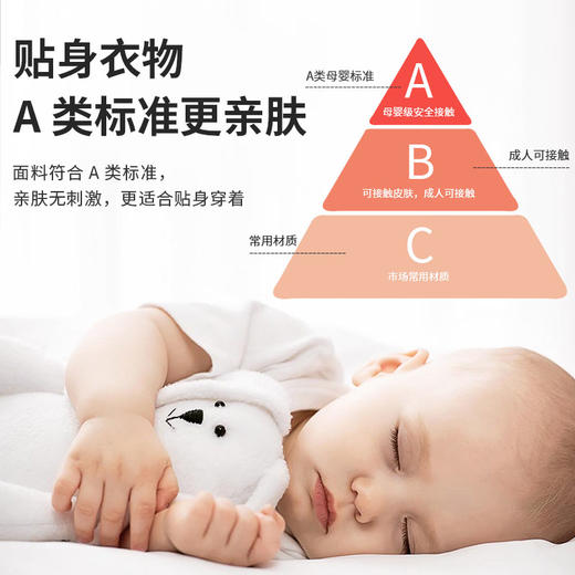 【男女竖条纹保暖内衣套装】德绒远红外自发热   亲肤不刺激   5A抑菌 商品图2