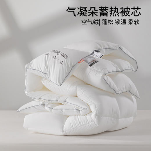 【气凝朵蓄热被芯】秋冬保暖被芯仿生绒被芯加厚双人被子酒店民宿冬被 商品图1