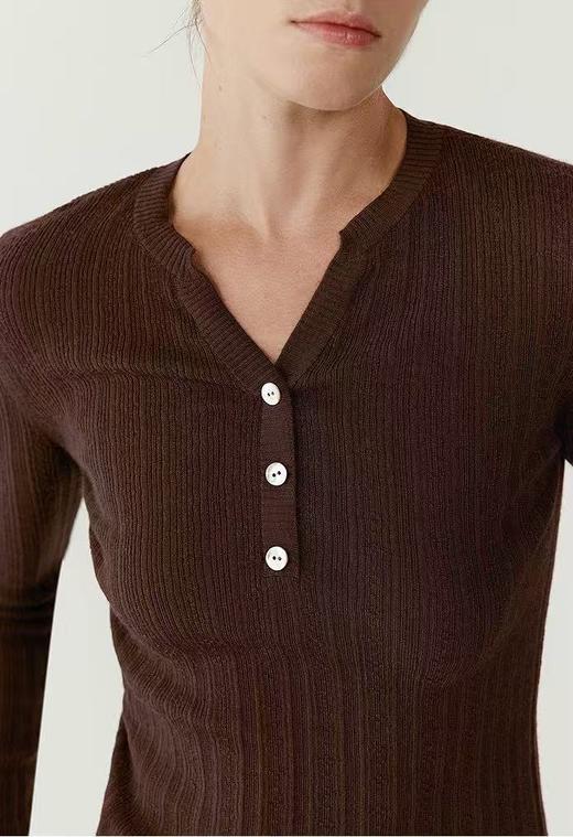 高品质款！小禾家100羊毛针织亨利衫！ 商品图4