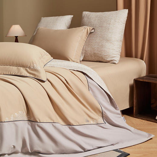 多喜爱山海经 60S贡缎磨绒四件套 花开荼蘼/纵横山海/雅韵文鳐/福鹿满盈/鱼跃hlcs 商品图12