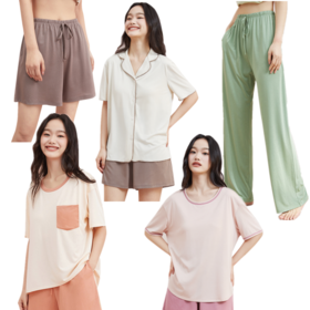 【春夏女款家居服】柔软亲肤 轻薄透气，多种款式可选