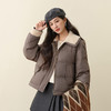 【严选】孟子义代言诗凡黎巴恩风安心羽绒服2025冬新款拼接毛领保暖外套女7GA180041 商品缩略图0