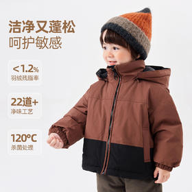 【清仓】【两面穿】嘟嘟家儿童羽绒服冬季男童衣服冬装加绒女童外套童装潮