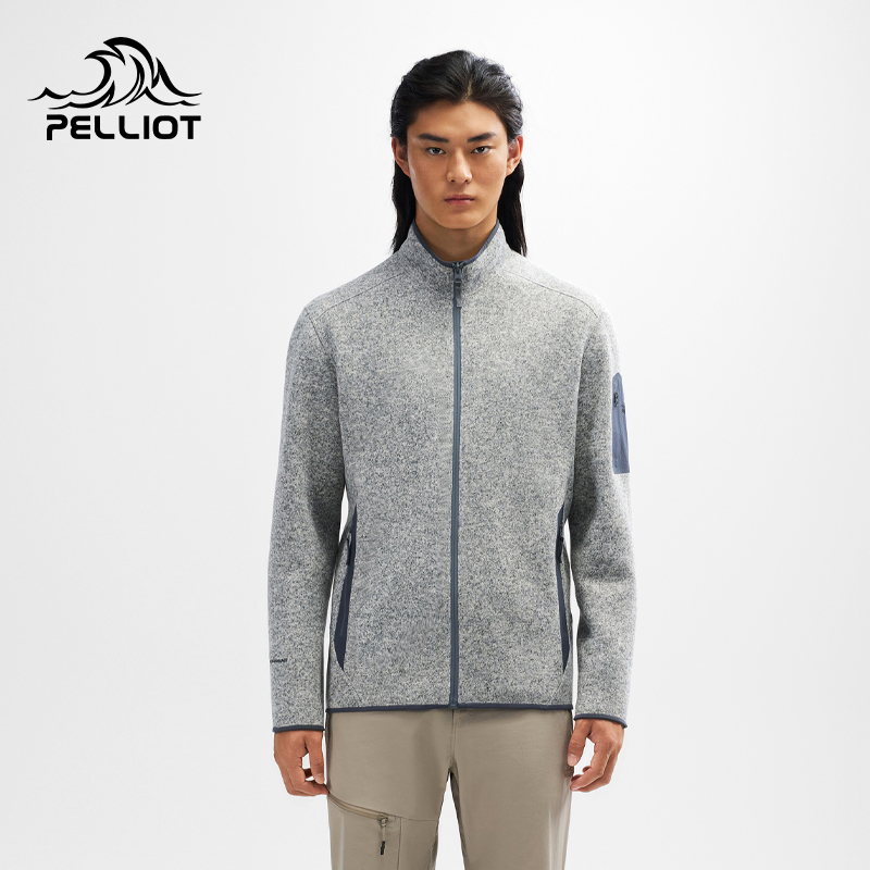 【P系列】伯希和Polartec户外抓绒衣男新款轻盈保暖运动登山外套