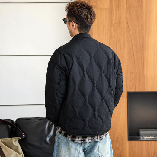 徐太浪【黑色百搭 褶皱感】大码厚款羽绒服男冬季保暖防寒服外套 商品图3