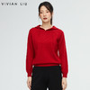 VIVIAN LIU薇薇安刘 R2356301 秋女装连帽插肩直筒长袖毛衫卫衣 商品缩略图0