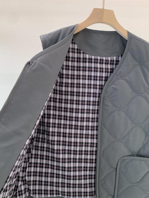 【高品质私服】【IC羊毛混纺平纹布羽绒马甲】精纺羊毛 混纺面料，精致光滑有弹性G1576-CC【无标出货 介意慎拍】 商品图8