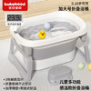 世纪宝贝（babyhood）儿童泡澡桶折叠浴桶 婴儿洗澡盆0-10岁家用加大感温款 赠浴凳330 商品缩略图0