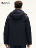 [石墨烯]波顿男士秋冬季合身可拆卸连帽省心一衣三穿中长款羽绒服MC825524 商品缩略图1