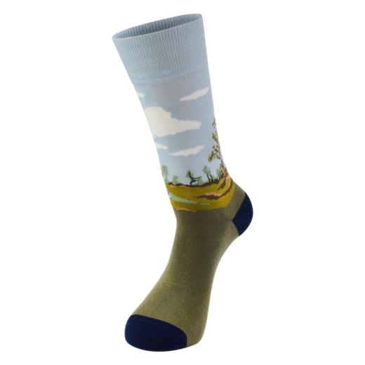 CORGI柯基自由骑士印花潮袜秋冬季男女同款中筒袜 商品图3