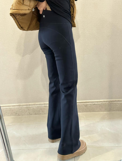 lu同款一体加绒喇叭裤102109 商品图4