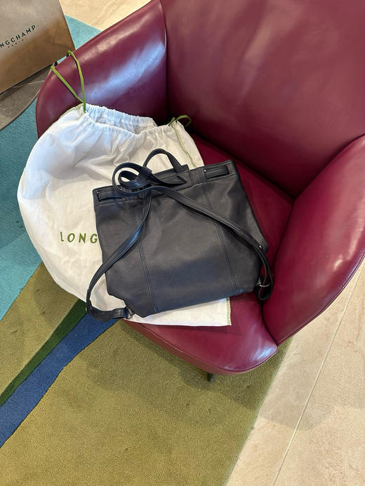 国现Longchamp龙骧大号双肩包22x28cm羊皮1690元 商品图2