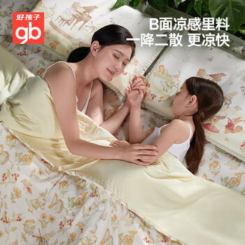 好孩子（gb）婴儿被子宝宝夏被儿童被子幼儿园被子7A抗菌蚕丝被 商品图5
