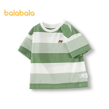巴拉巴拉童装儿童t恤男童短袖女童宝宝上衣2025夏季吸湿速干208225117222 商品图0