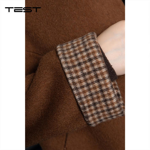 冬上新百搭又显气质简约纽扣双面呢大衣2254054 商品图6