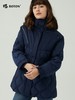 波顿女士秋冬季设计感小众菱形格显瘦中长款羽绒服LC757523 商品缩略图1