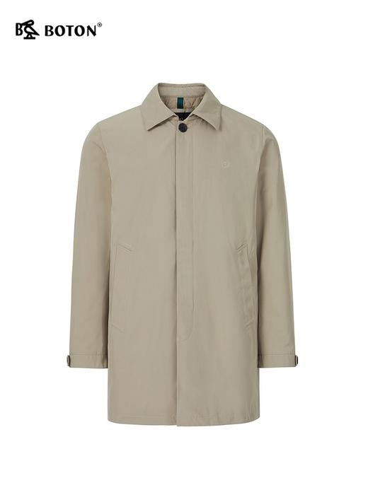 波顿男士春秋中长薄棉衣利落耐穿拒水不易皱合身美式休闲款MJ987523 商品图5