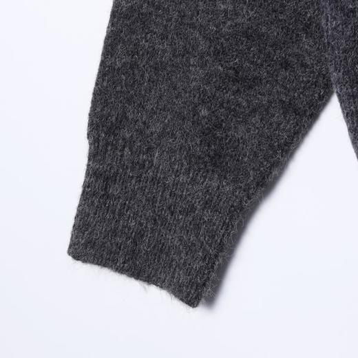 47169SDSA秋冬新款痞帅男装韩版潮牌纯色纽扣立领开衫毛衣慵懒风针织衫 商品图3