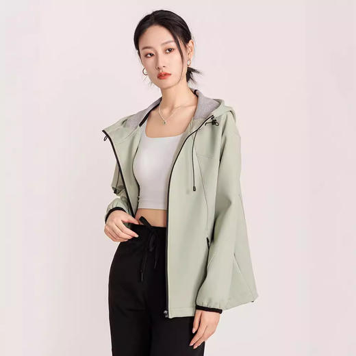 【秋冬男女款冲锋衣】 轻奢高定  户外连帽软壳外套 鸟家同厂款 商品图9