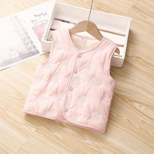 【买1送1 秋冬季儿童马甲】男童女童宝宝婴儿坎肩加绒保暖夹棉背心童装 商品图4