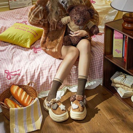 【36-40码】女士冬款卡通可爱不许冷星球棉拖鞋女款DIY毛绒拖鞋保暖【WG25130/9939】 商品图2