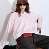 COICI亨利领粉色T恤 | 清新柔雾粉，打破秋日沉闷，洋气减龄提肤色【3-5天发货】 商品缩略图6