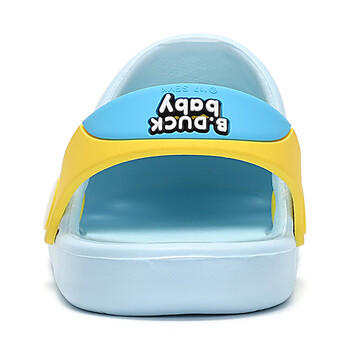 B.Duck小黄鸭童鞋儿童拖鞋男女童耐磨家居鞋洞洞鞋5302蓝色32 商品图2