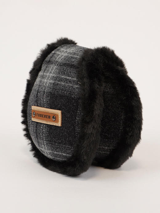 简约格纹耳捂-纪念日百货门店同款165843591 商品图4