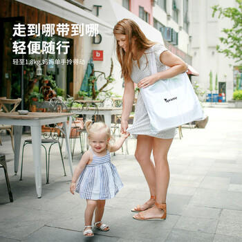 apramo安途美宝宝餐椅儿童餐桌椅可折叠便携椅子 婴儿餐椅升级款 元气橙 商品图3