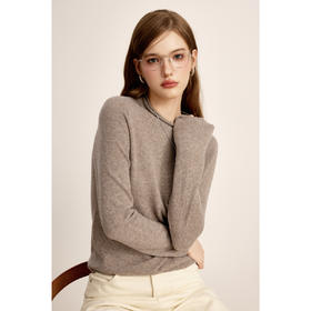 【商场同款】诗凡黎山羊绒针织衫2024冬新款打底衫女3FA533132R