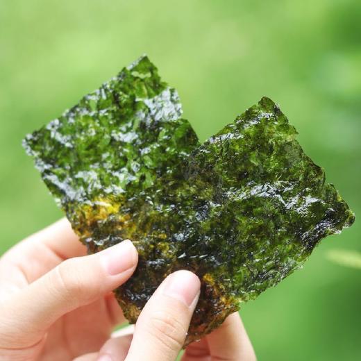 鱼鱼禾尔·橄榄油岩烧海苔，双源营养黄金CP，头水条斑紫菜 x 特级初榨橄榄油，六大0添加，让每一口都是大自然的本真馈赠，4g/包 商品图7