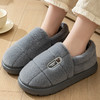 棉拖鞋秋冬保暖拖鞋男士特大码包跟棉鞋加大号50居家棉拖鞋女保暖EVA厚底防滑拖鞋489 商品缩略图2
