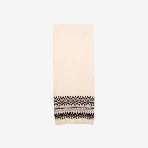 【严选】诗凡黎绵羊毛费尔岛提花围巾2025冬新款韩系加厚保暖披肩百搭围脖7G93BW0091 商品图2