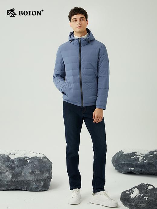 波顿男士秋冬季休闲防风保暖连帽白鸭绒羽绒服MC821523 商品图2