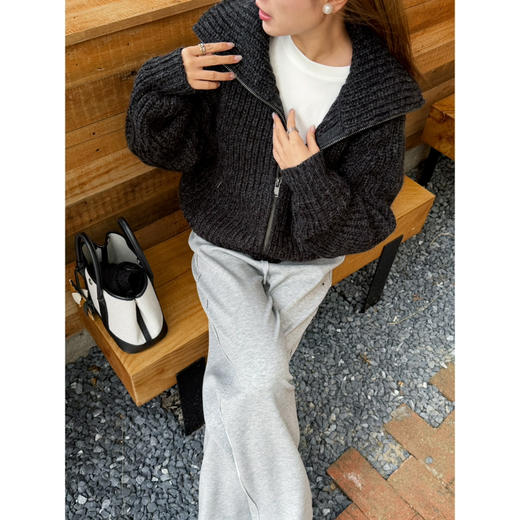 2510403    le** 羊毛 羊驼毛 开衫毛衣外套 商品图2