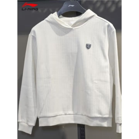 李宁女子2025运动外套连帽卫衣外套AWDV130-1