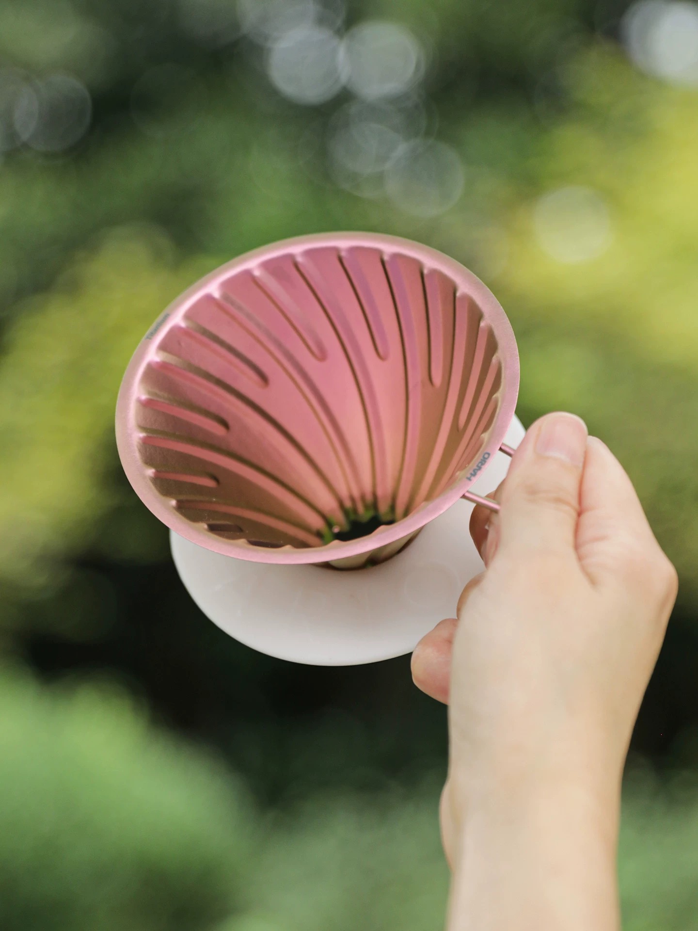 【HARIO】V60纯钛滤杯咖啡滤杯手冲咖啡杯滴滤杯VDTI