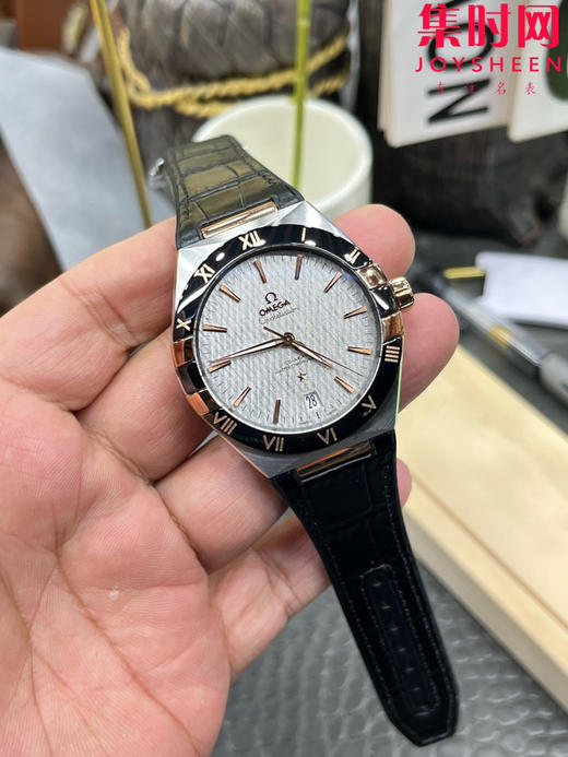 欧米茄 VS第五代星座系列 曼哈顿星座 玫金绸缎灰面 男士腕表 丹东8900一体机 商品图2