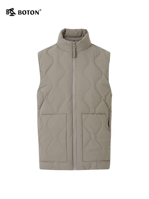 [防风防水]波顿男士秋冬季挺括显气质立领白鸭绒菱形羽绒马甲MC819523 商品图6