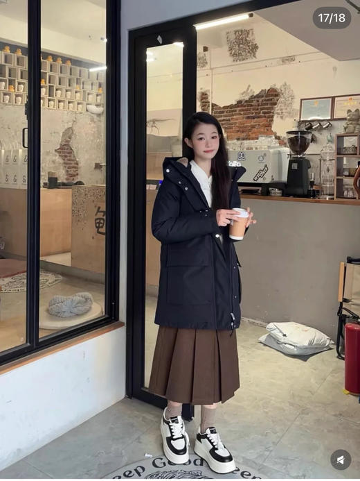 【开放日忙 秒杀价已调 直接拍】小高 黑标系列 戈尔女士户外工装收腰鹅绒服 羽绒服 商品图7