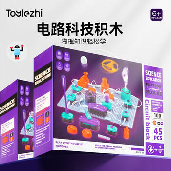 Toylezhi电子电路积木益智儿童玩具科学实验拼装3-6-9-12岁男孩生日礼物 商品图1
