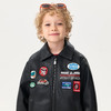 马克珍妮男童潮酷赛车夹棉皮衣夹克2025年秋冬新款551756 商品缩略图4