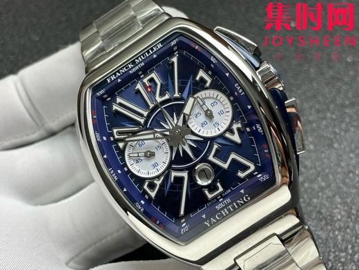 新款法穆兰 法兰克穆勒 FM Vanguard Yachting V45游艇计时系列 V45计时钢带款 男士腕表 商品图1