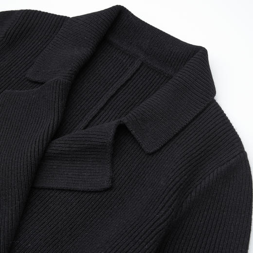 ROMI STUDIO"意式理念"100%羊毛挺括收腰翻领毛织外套RWCWST6648 商品图2