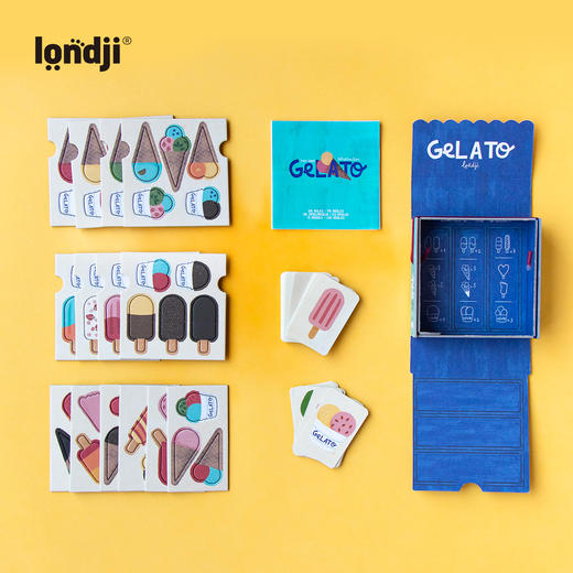 londji 冰激凌快手 桌游 适合4岁+ 小巧可爱的尺寸 便携易收纳-TG004U 商品图4