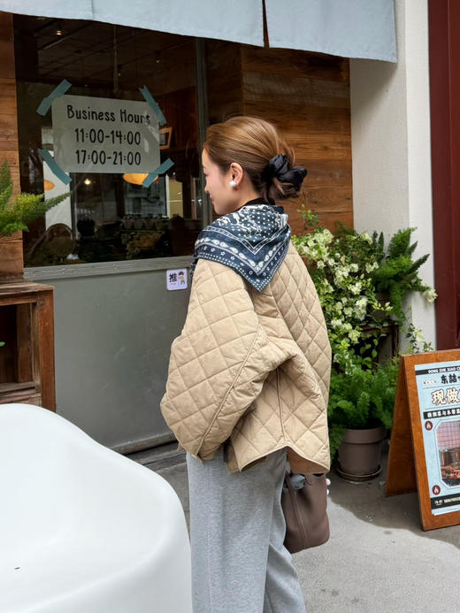 2510404   max 菱格棉服 日本塔夫绸 商品图12