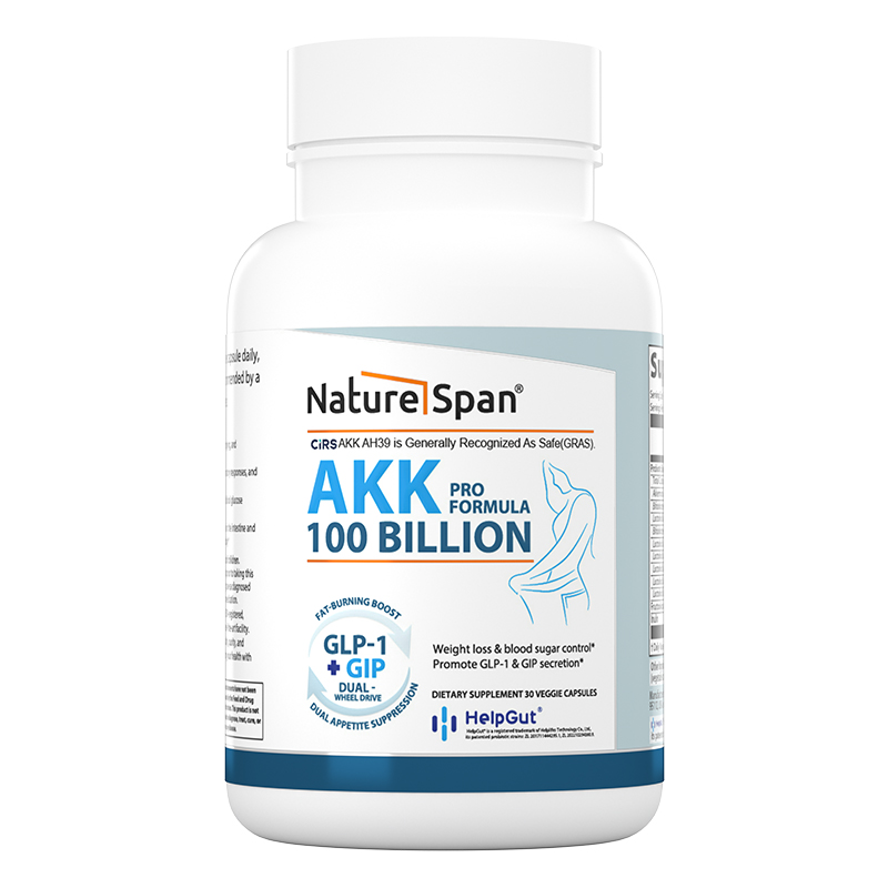 GLP-1轻体瘦子菌 1000亿复合益生菌AKK体重管理胶囊30粒  NATURESPAN倍能适