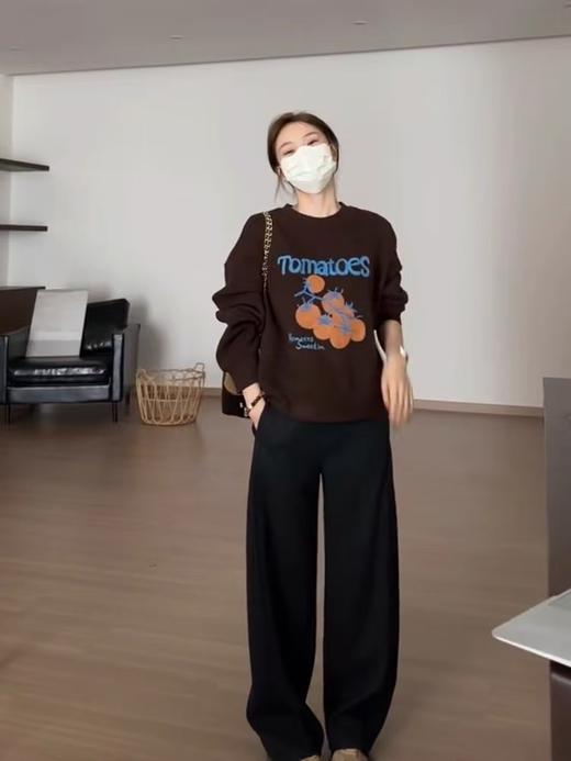 好柿发生莱赛尔羊毛复古百搭卫衣 商品图11