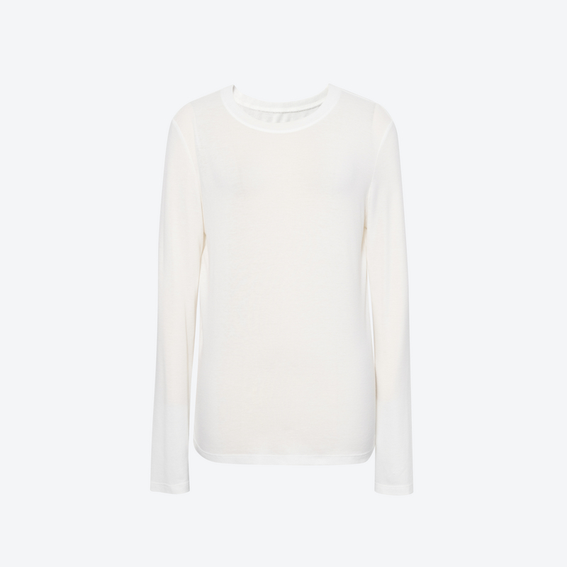 【商场同款】诗凡黎圆领羊毛打底衫2025秋新款长袖上衣3G8200901